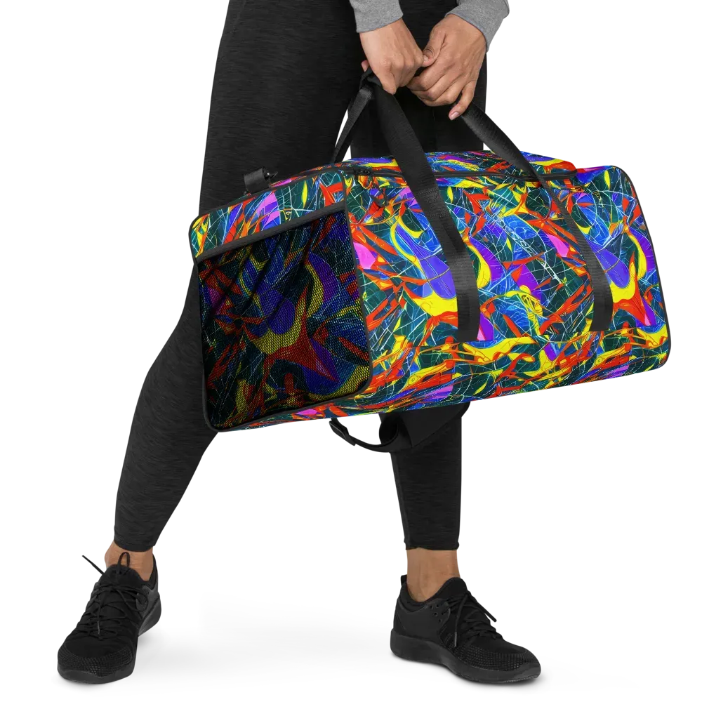 Arkhipov Waves on Duffle Bag — Right Front
