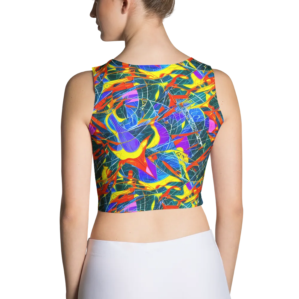 Arkhipov Waves on Crop Top — Back