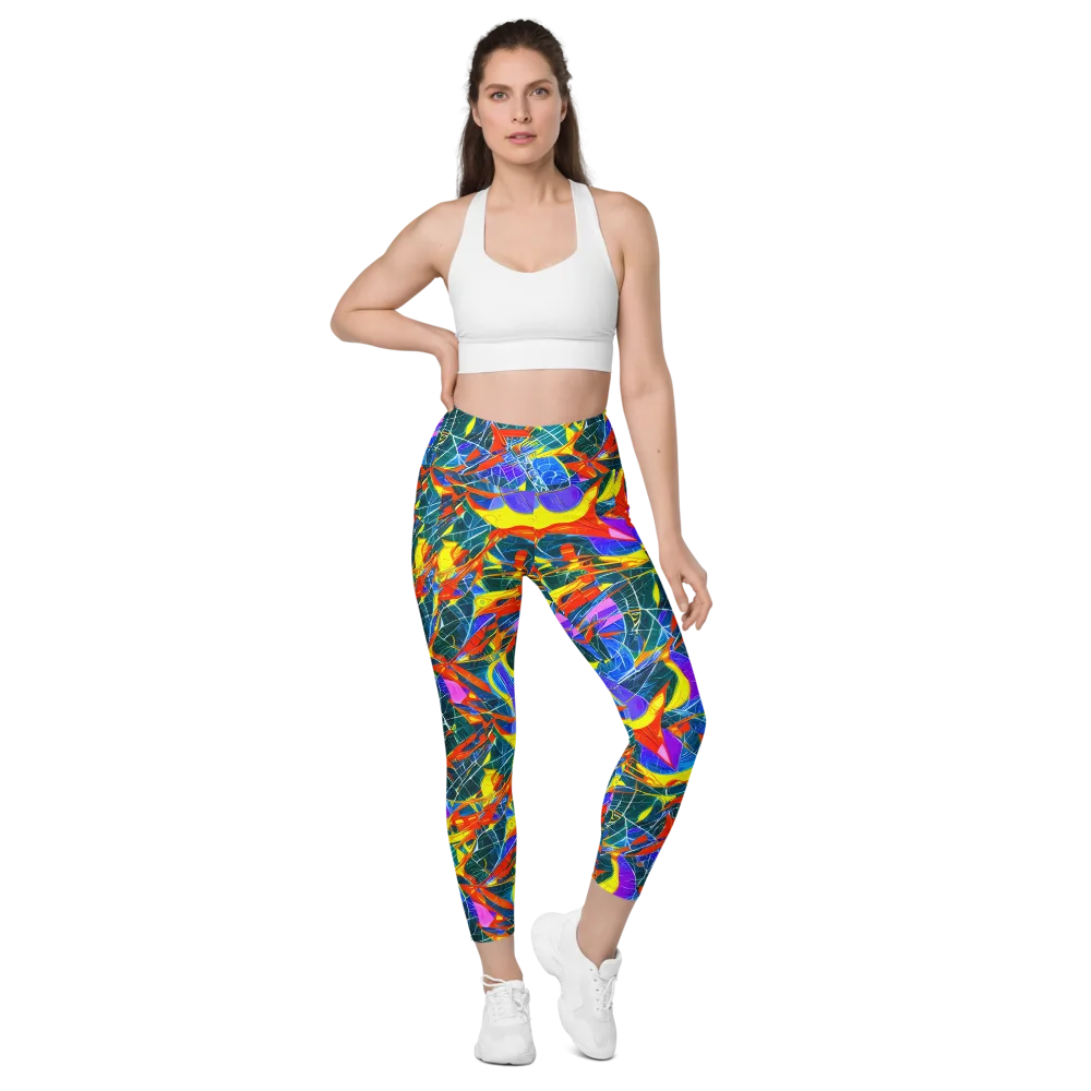 Arkhipov Waves on Leggings with Pockets — Front