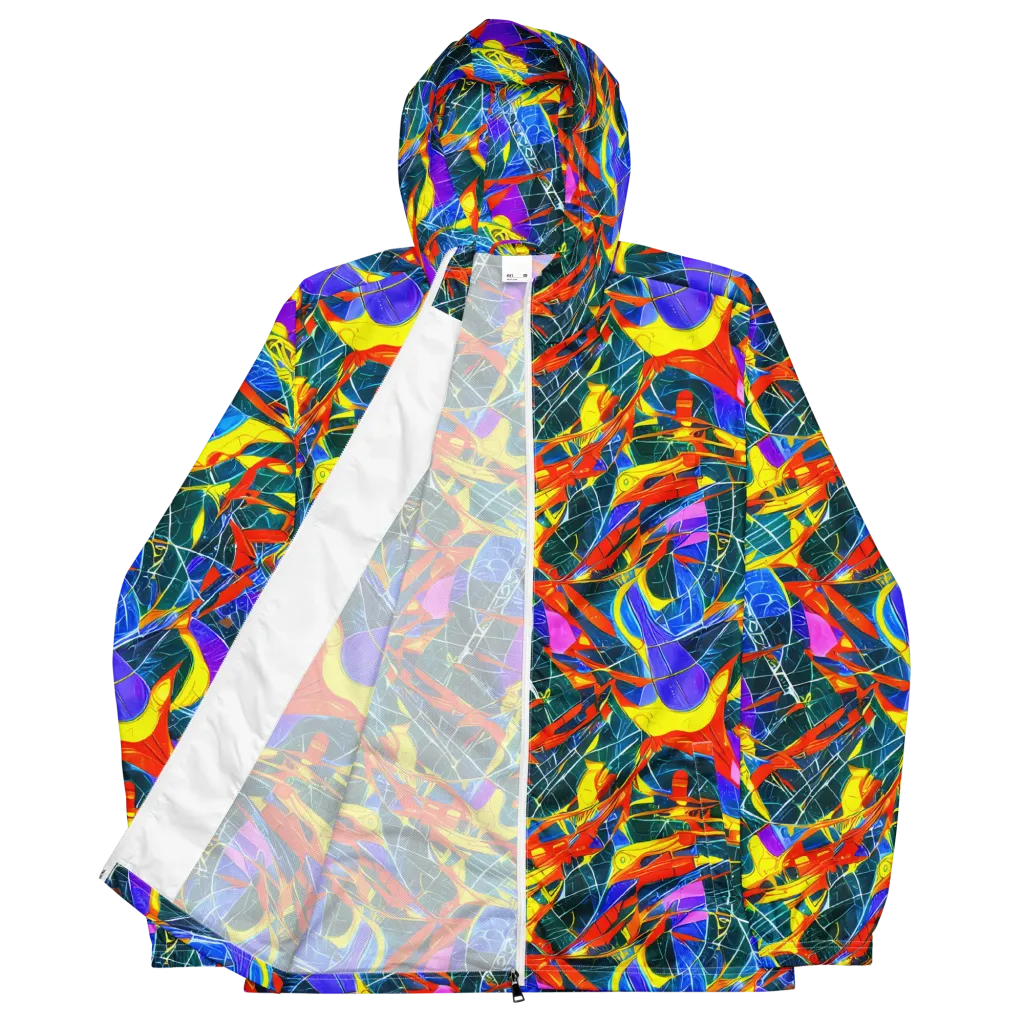 Arkhipov Waves on Men's Windbreaker — Front