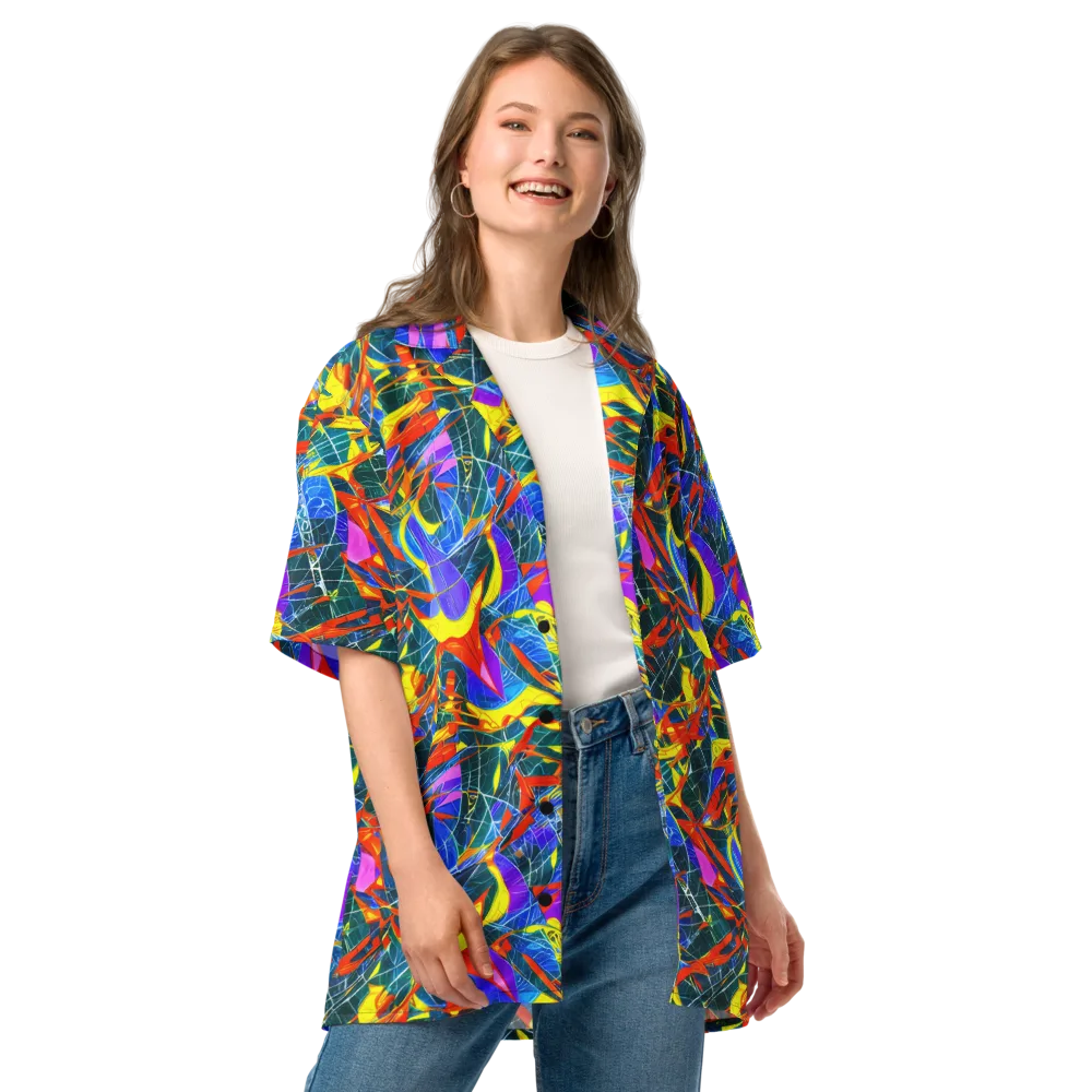 Arkhipov Waves on Button Shirt — Front