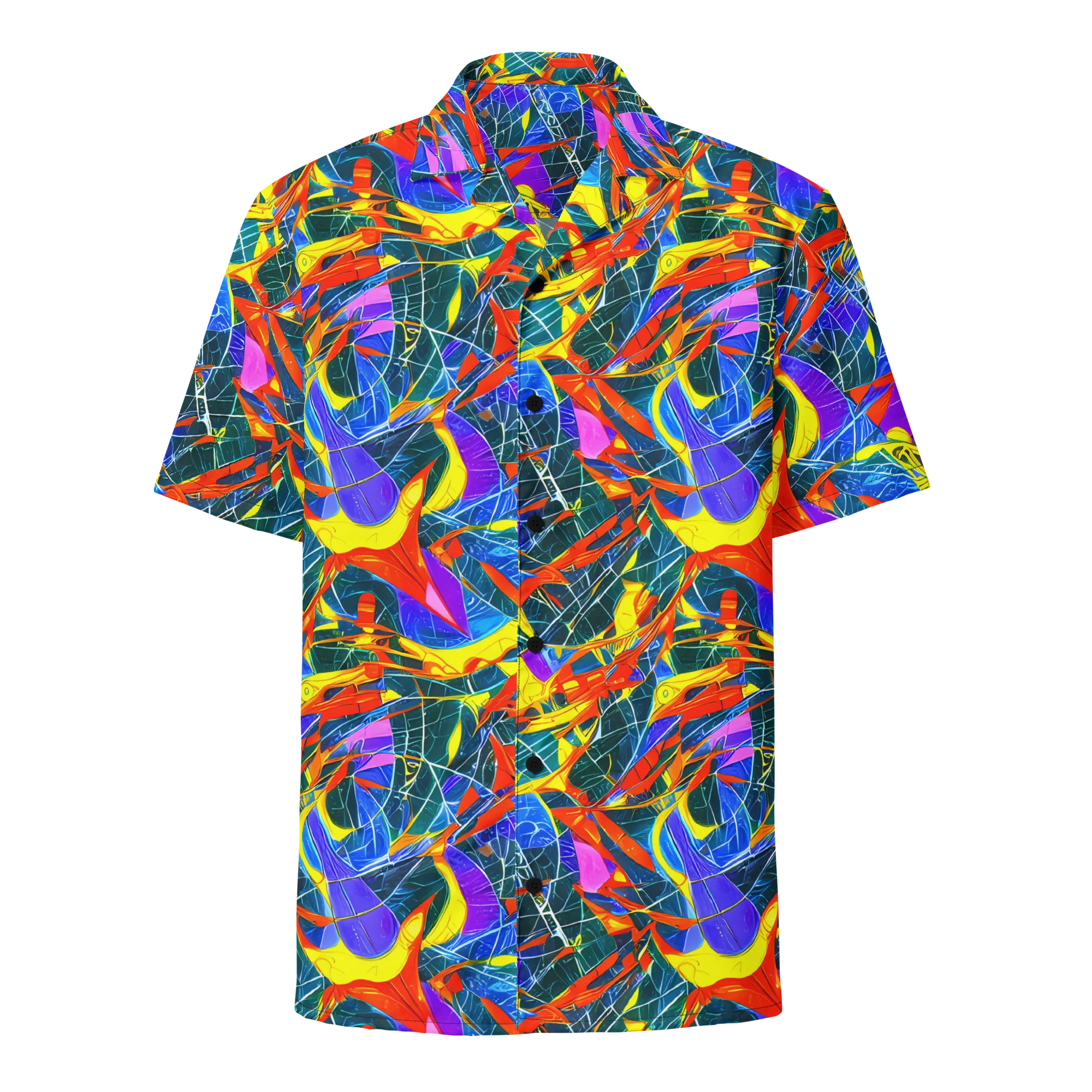 Arkhipov Waves on Button Shirt — Front