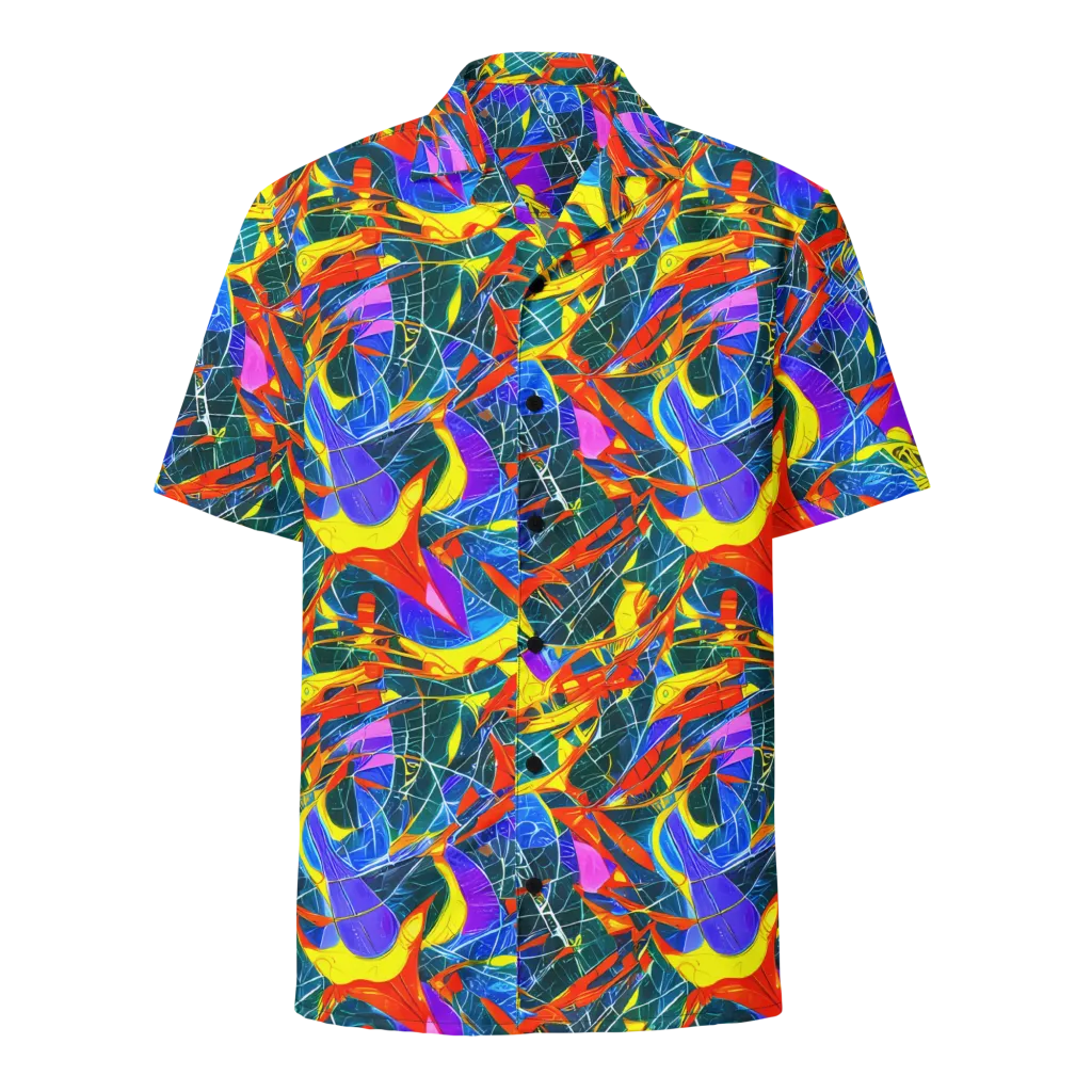 Arkhipov Waves on Button Shirt — Front