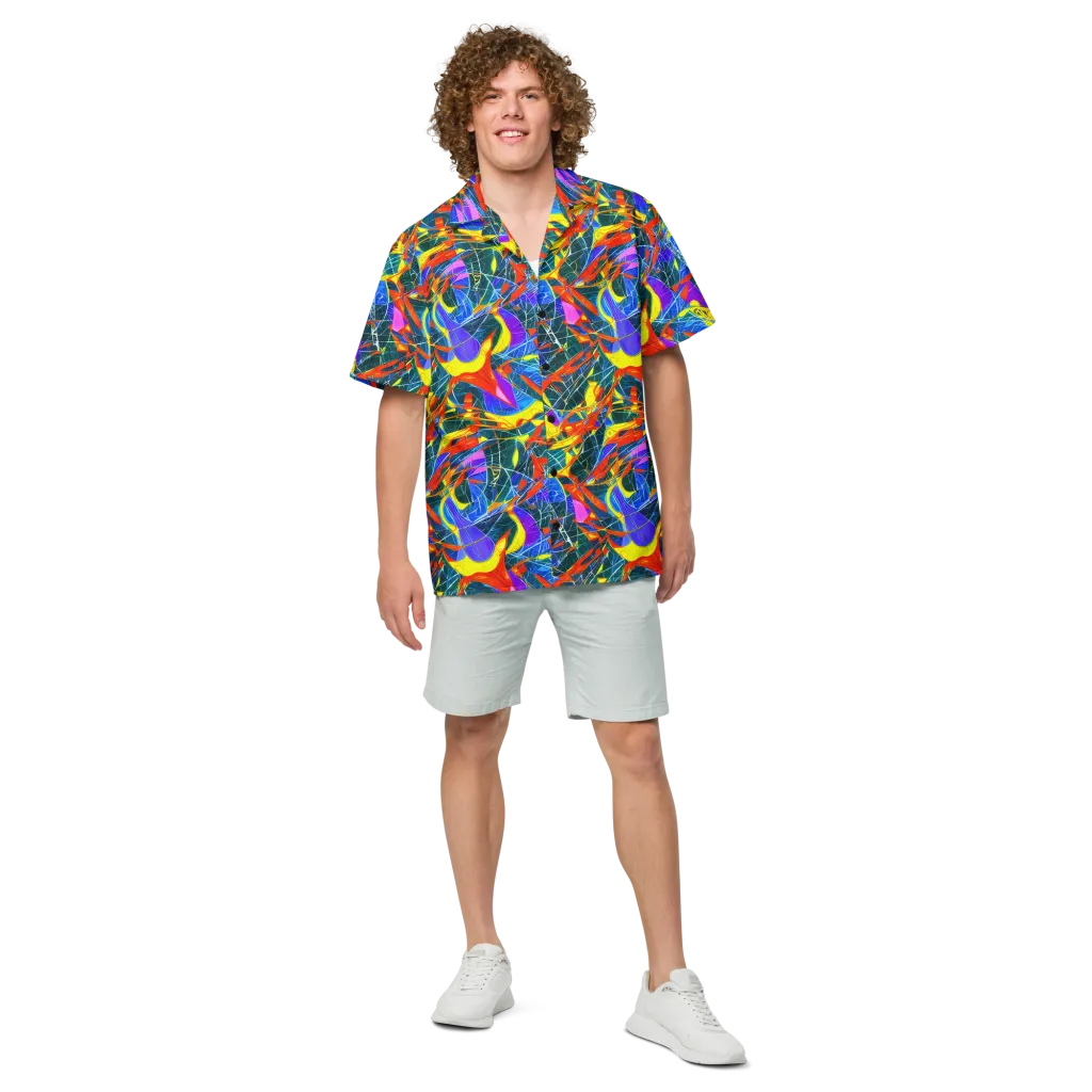 Arkhipov Waves on Button Shirt — Front