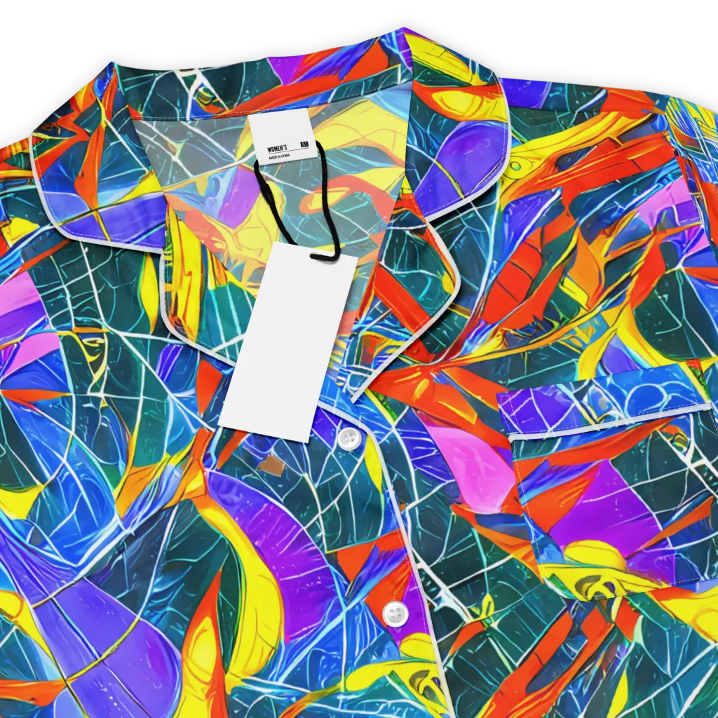 Arkhipov Waves on Women's Short Sleeve Pajama Top — Product details