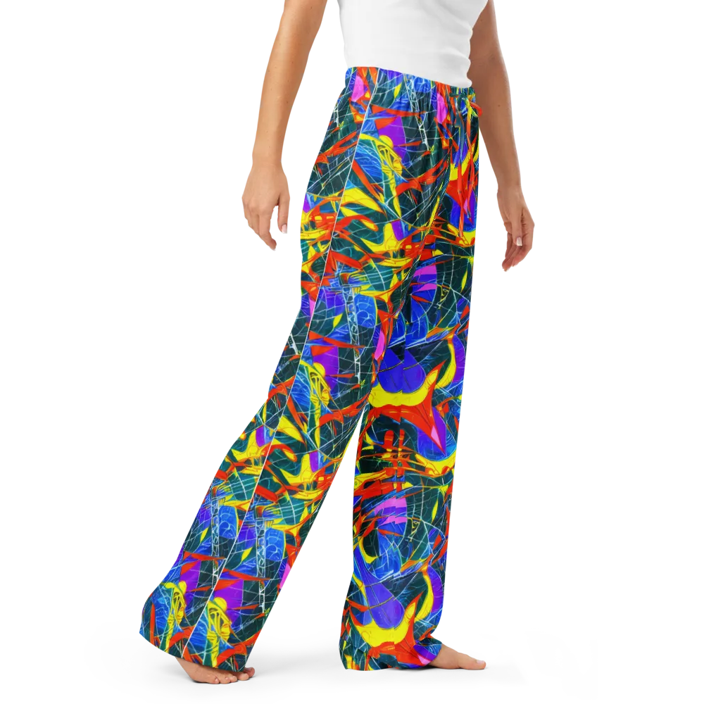 Arkhipov Waves on Women's Pajama Pants — Right Front