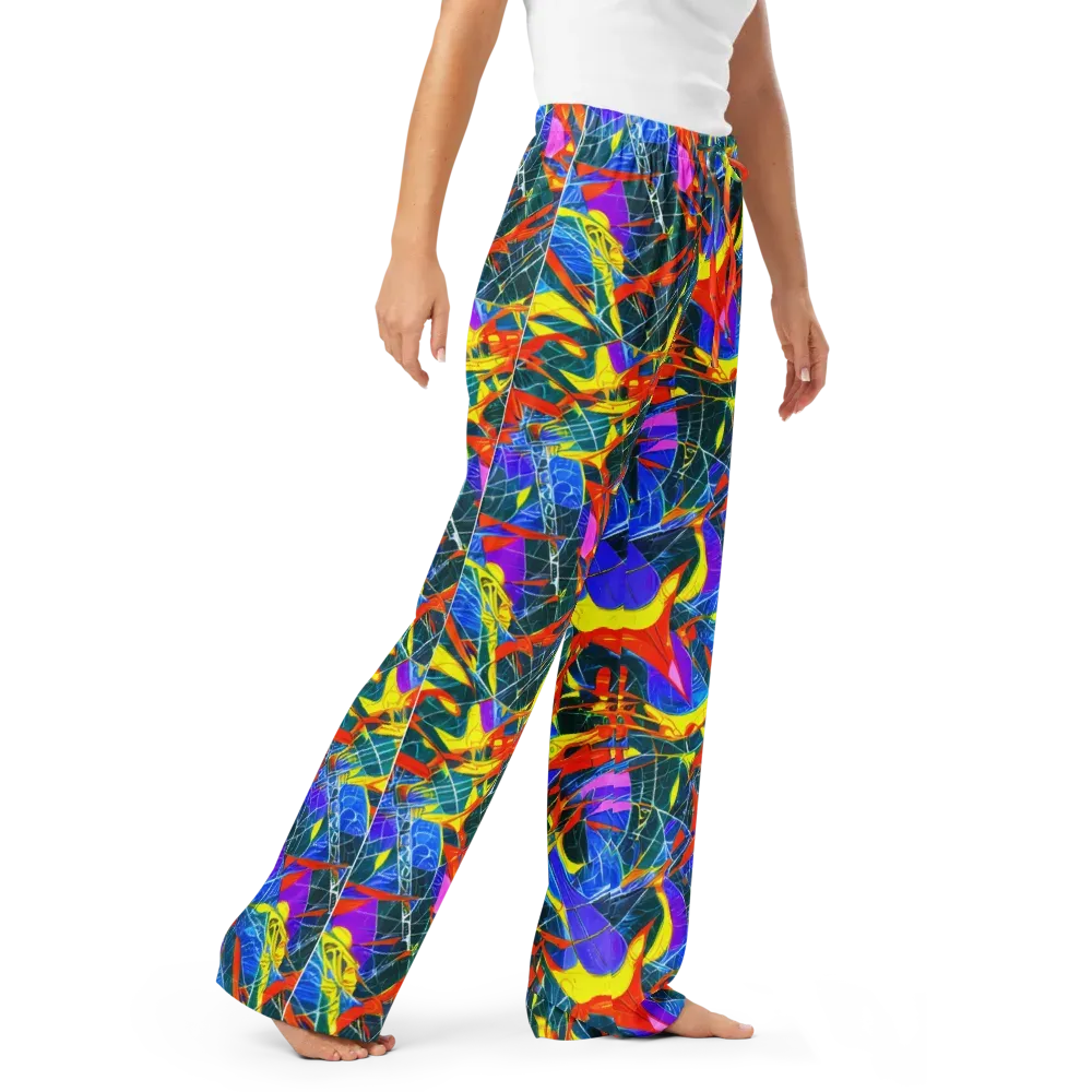 Arkhipov Waves on Women's Pajama Pants — Right Front