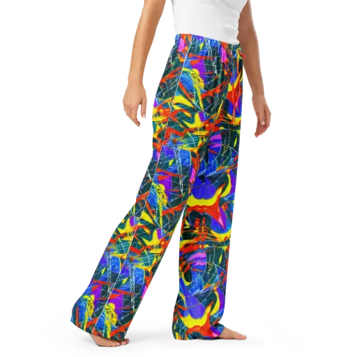 Arkhipov Waves on a Women's Pajama Pants
