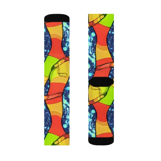 Cosmic Siblings on a Socks