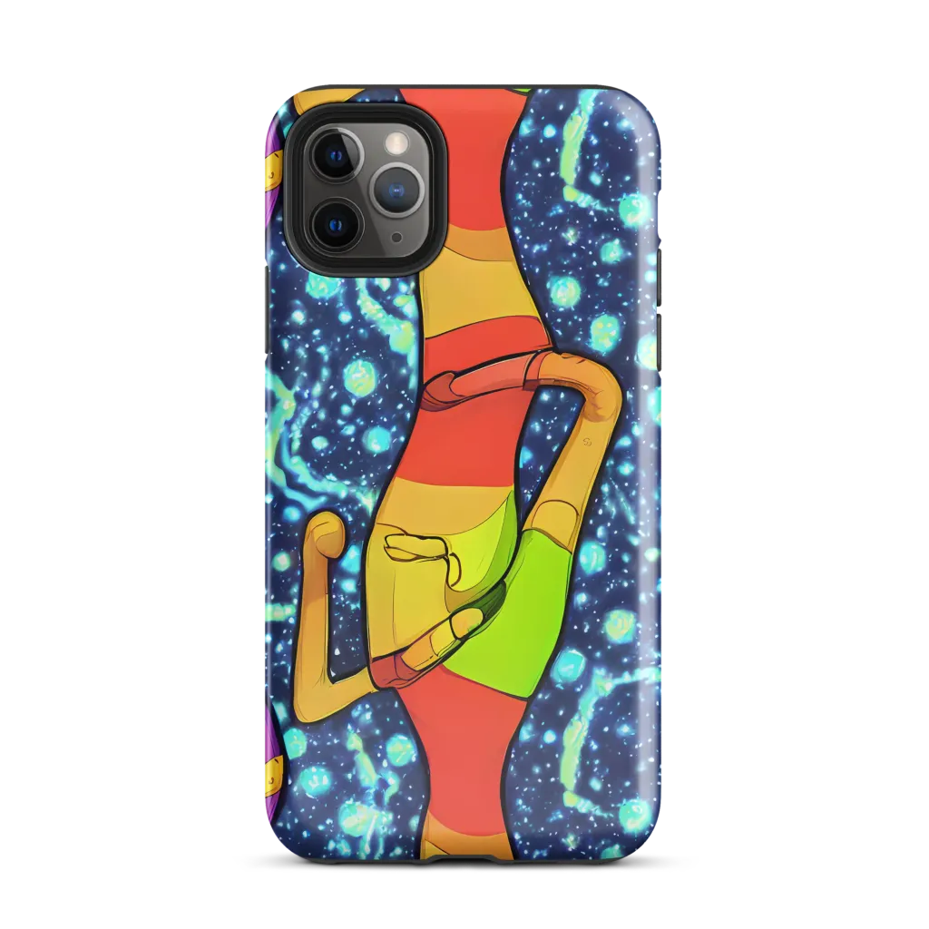 Cosmic Siblings on Tough Case for iPhone® — Front