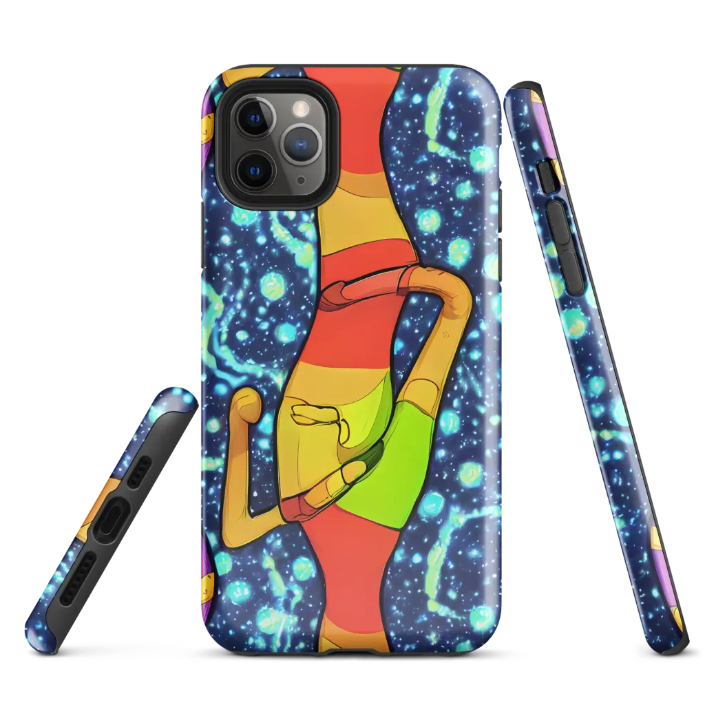 Cosmic Siblings on Tough Case for iPhone® — Front