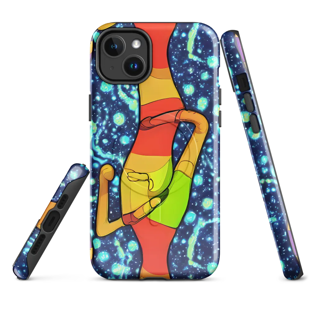 Cosmic Siblings on MagSafe Tough Case for iPhone® — Front