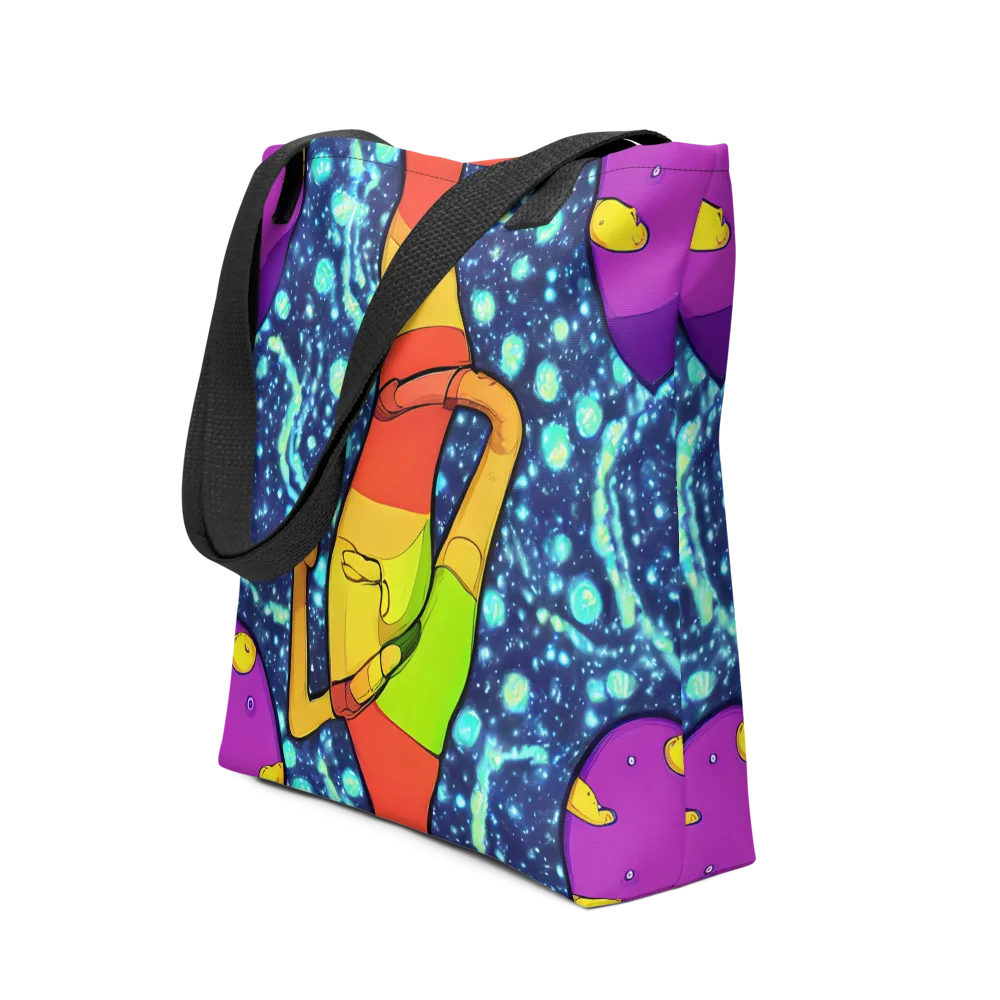 Cosmic Siblings on Tote Bag — Front