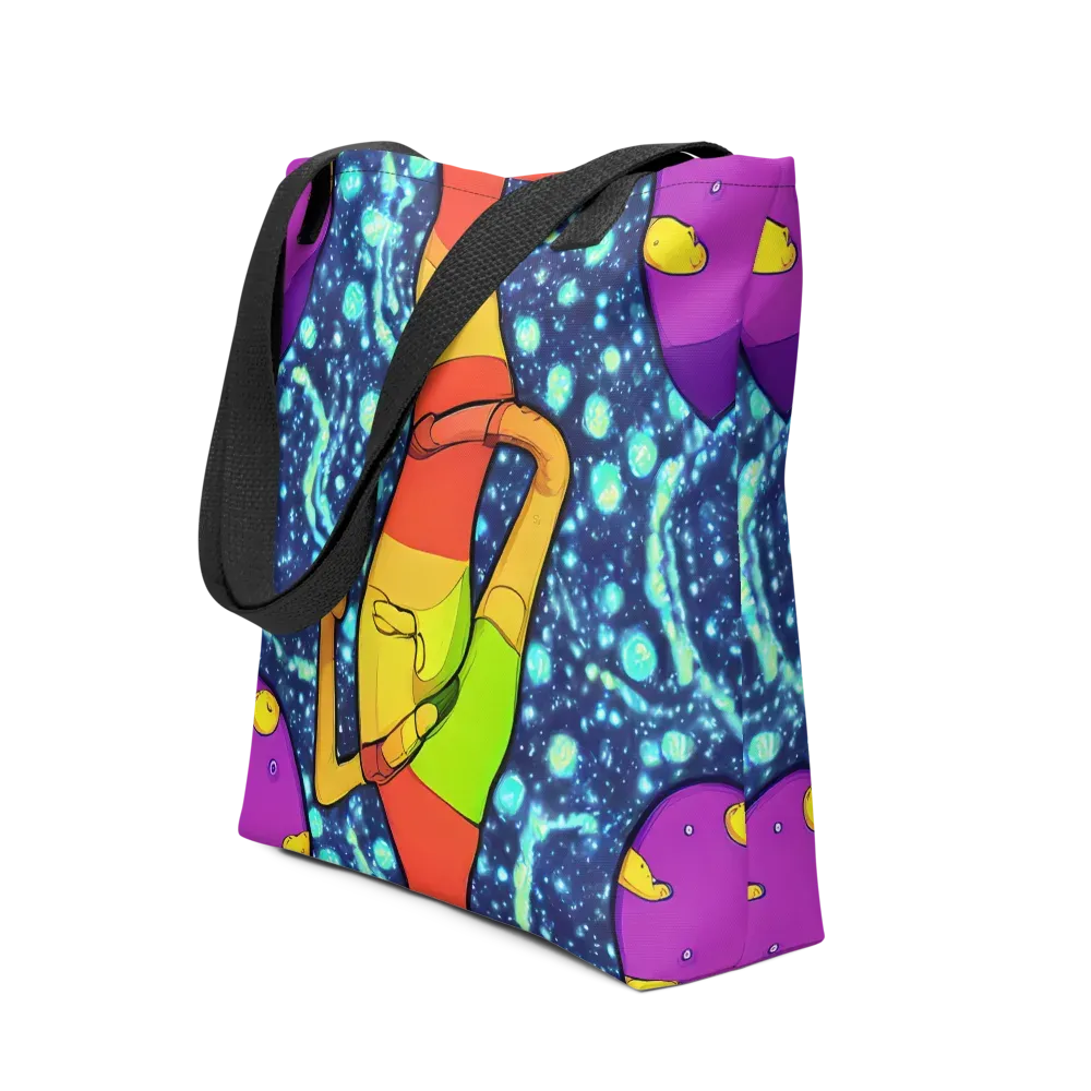 Cosmic Siblings on Tote Bag — Front