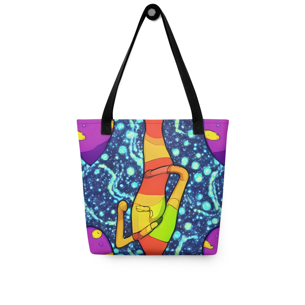 Cosmic Siblings on Tote Bag — Front