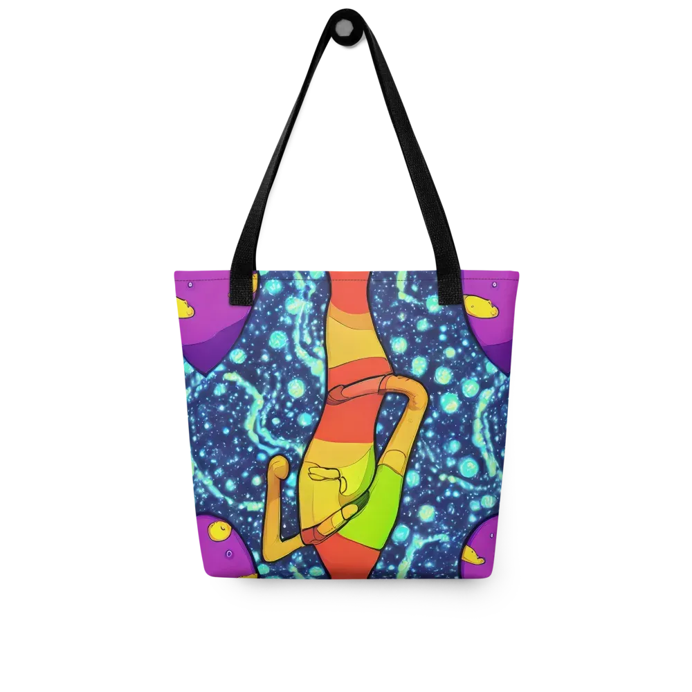Cosmic Siblings on Tote Bag — Front