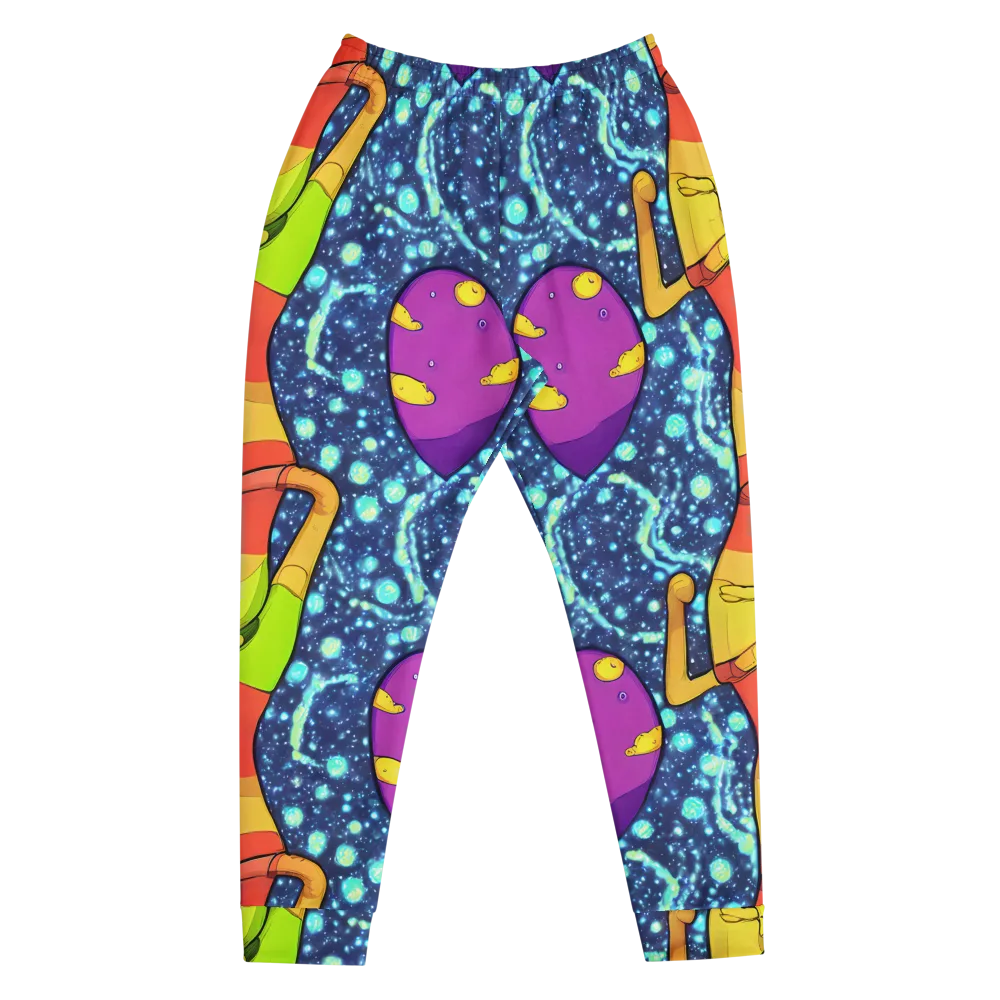 Cosmic Siblings on Men's Joggers — Front