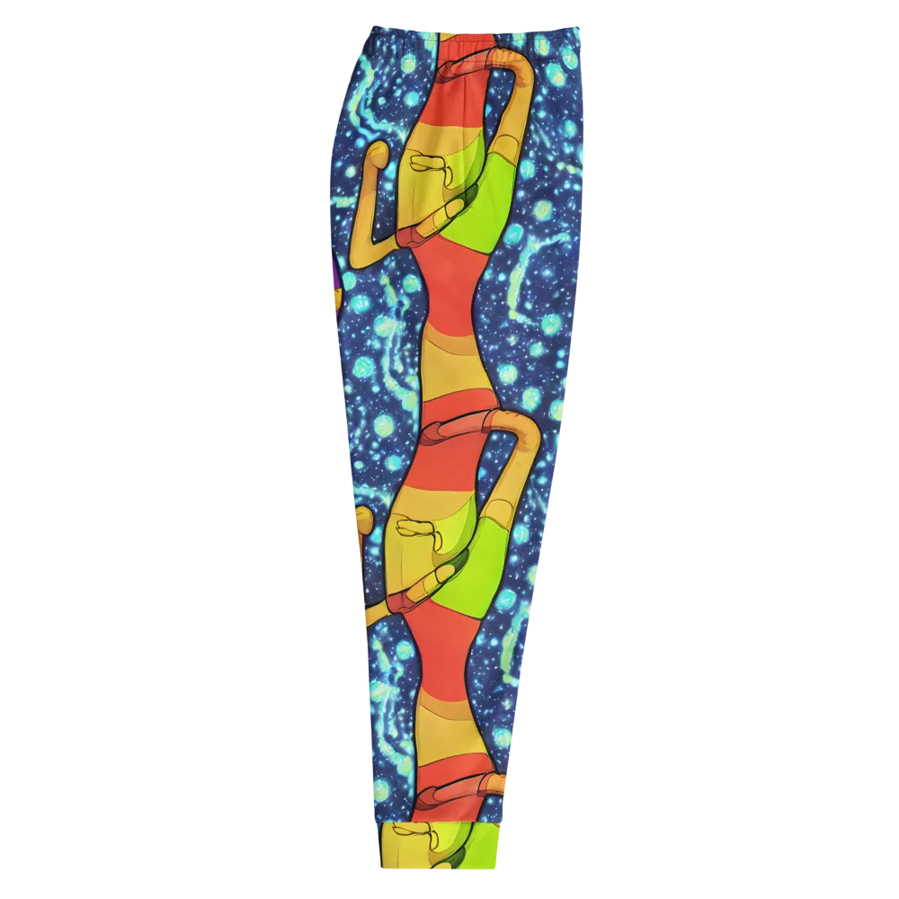 Cosmic Siblings on Men's Joggers — Right