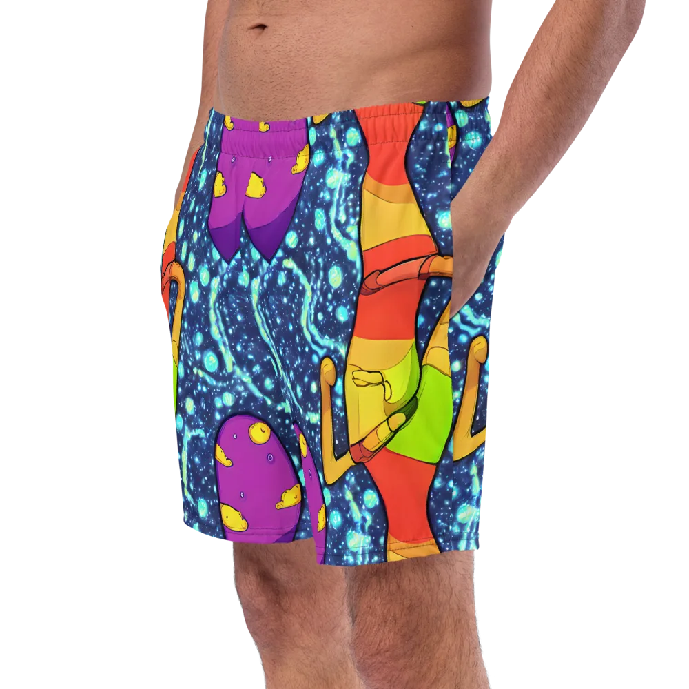Cosmic Siblings on Swim Trunks — Left Front