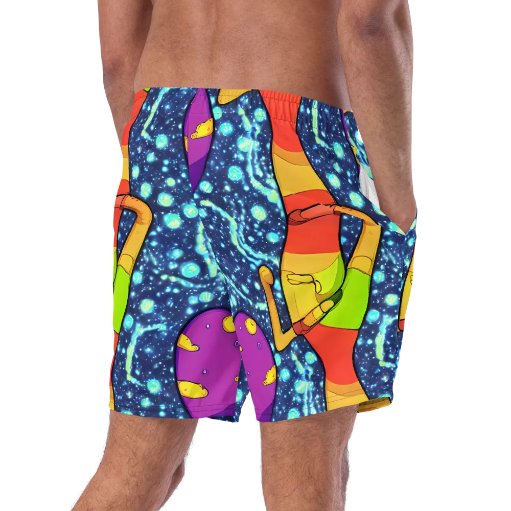 Cosmic Siblings on Swim Trunks — Right Back
