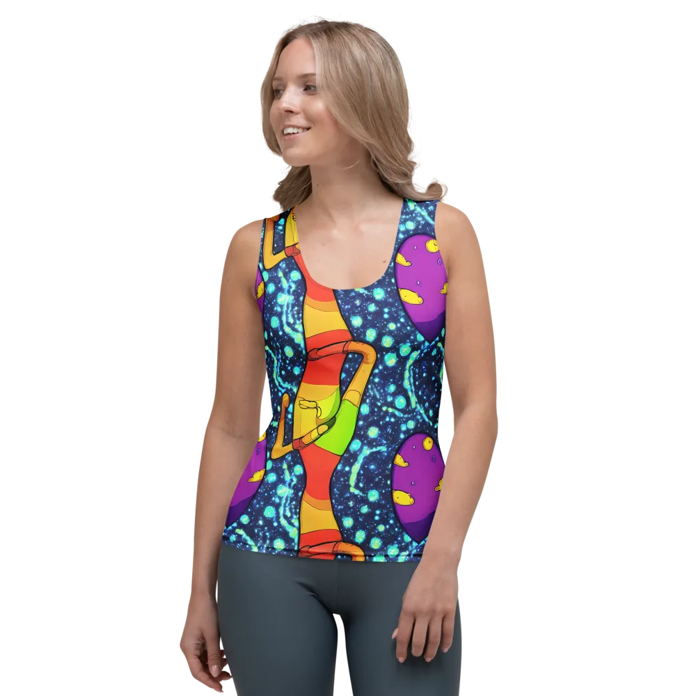 Cosmic Siblings on Women's Tank Top — Front