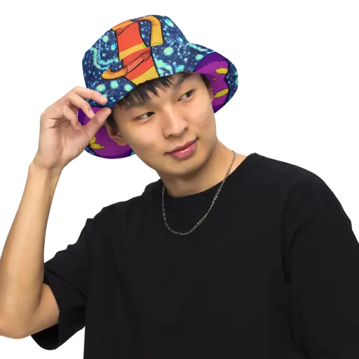 Cosmic Siblings on a Reversible Bucket Hat