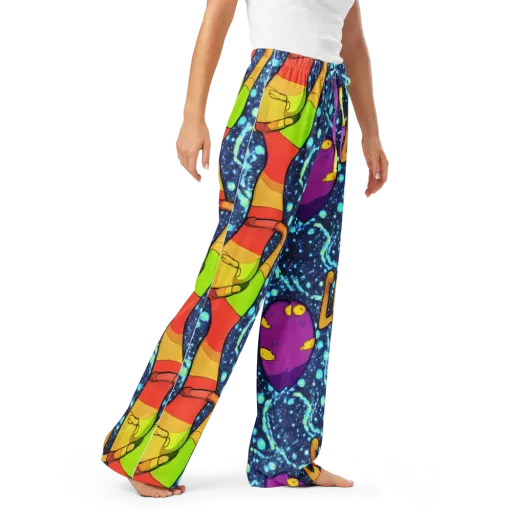 Cosmic Siblings on a Women's Pajama Pants