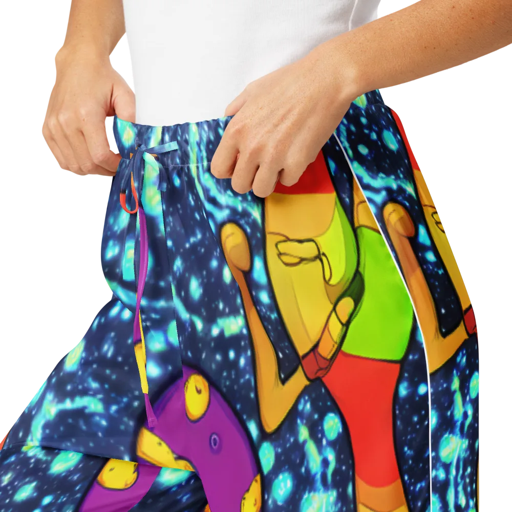 Cosmic Siblings on Women's Pajama Pants — Product details