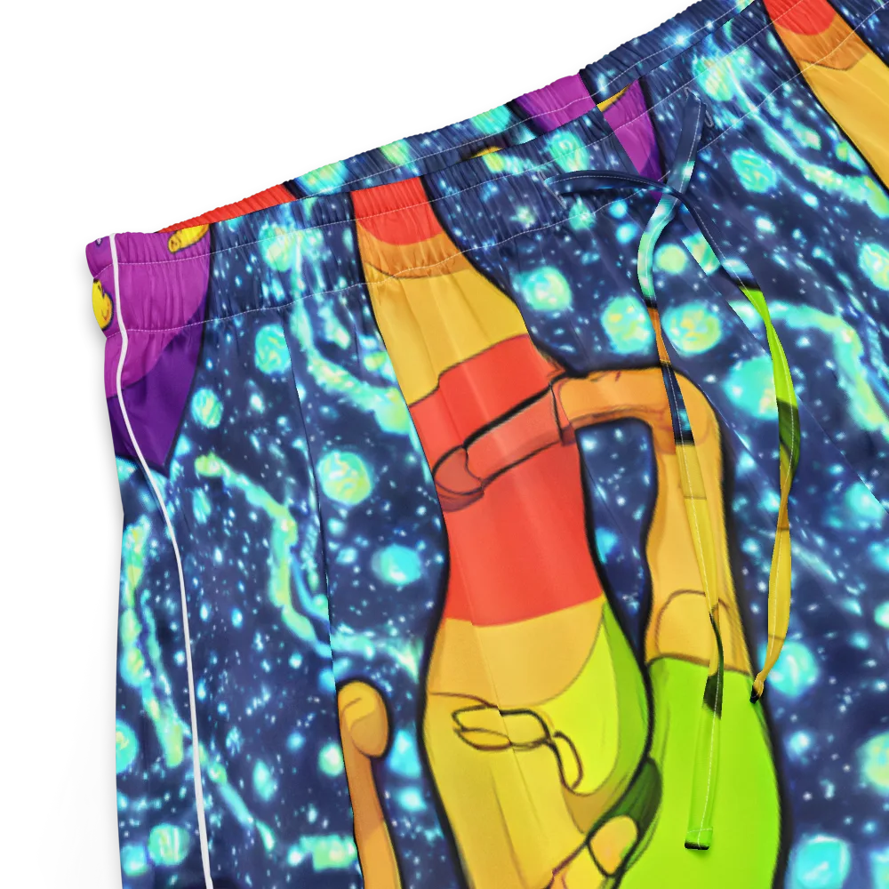 Cosmic Siblings on Women's Pajama Shorts — Product details