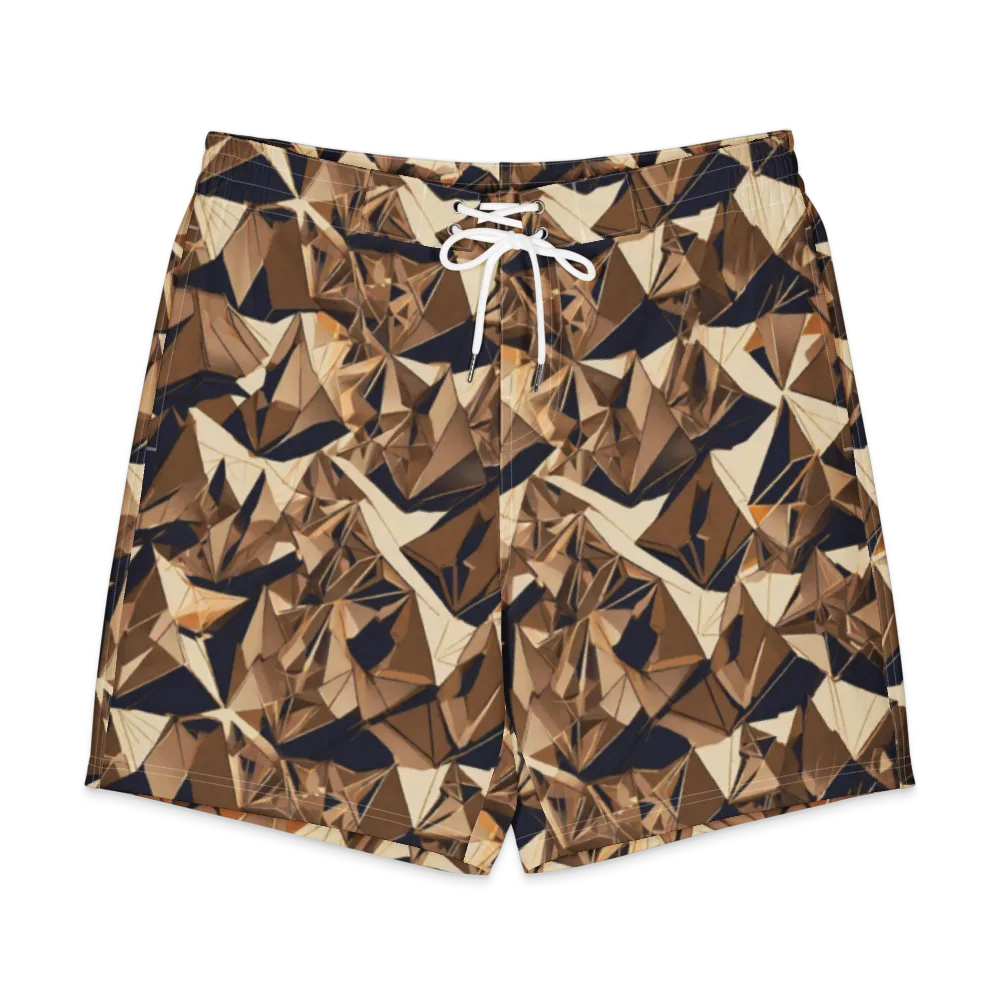 Gilded Fold on Men's Board Shorts — Front