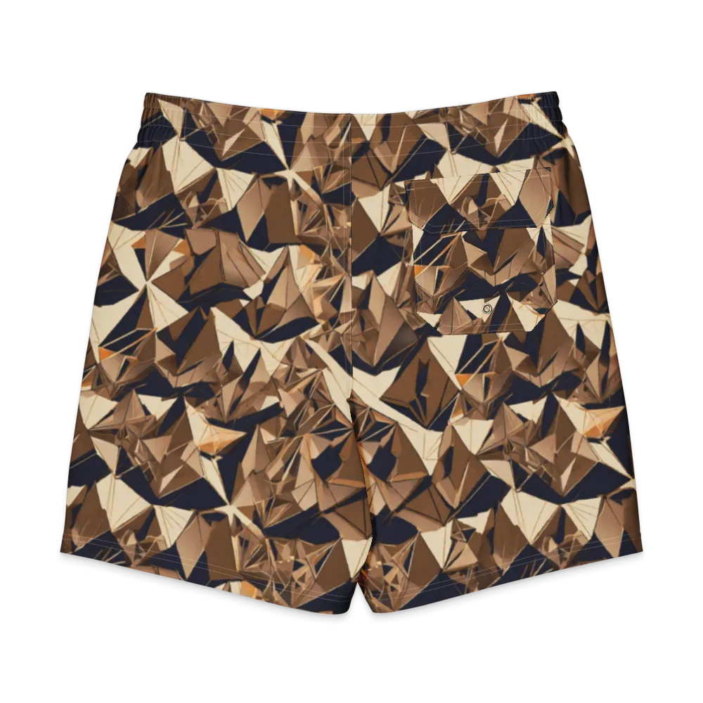 Gilded Fold on Men's Board Shorts — Back