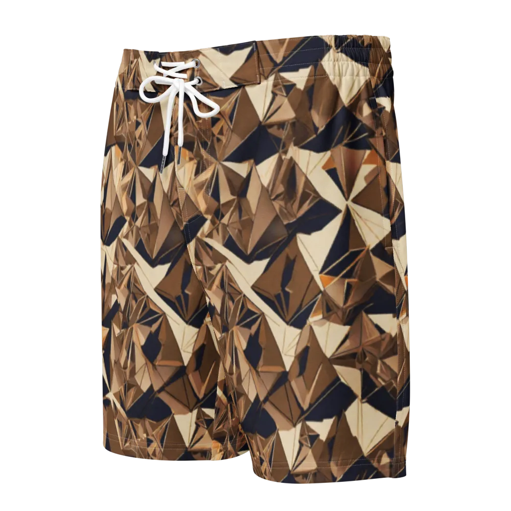Gilded Fold on Men's Board Shorts — Front