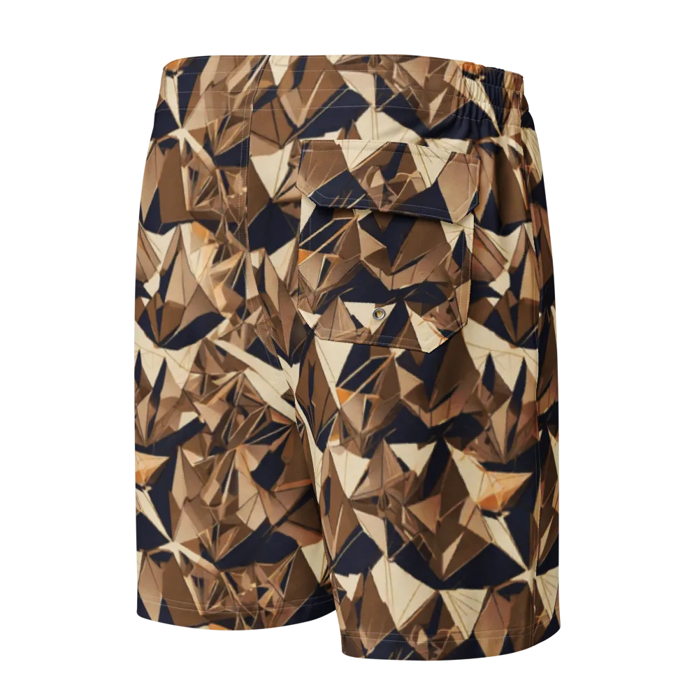 Gilded Fold on Men's Board Shorts — Back