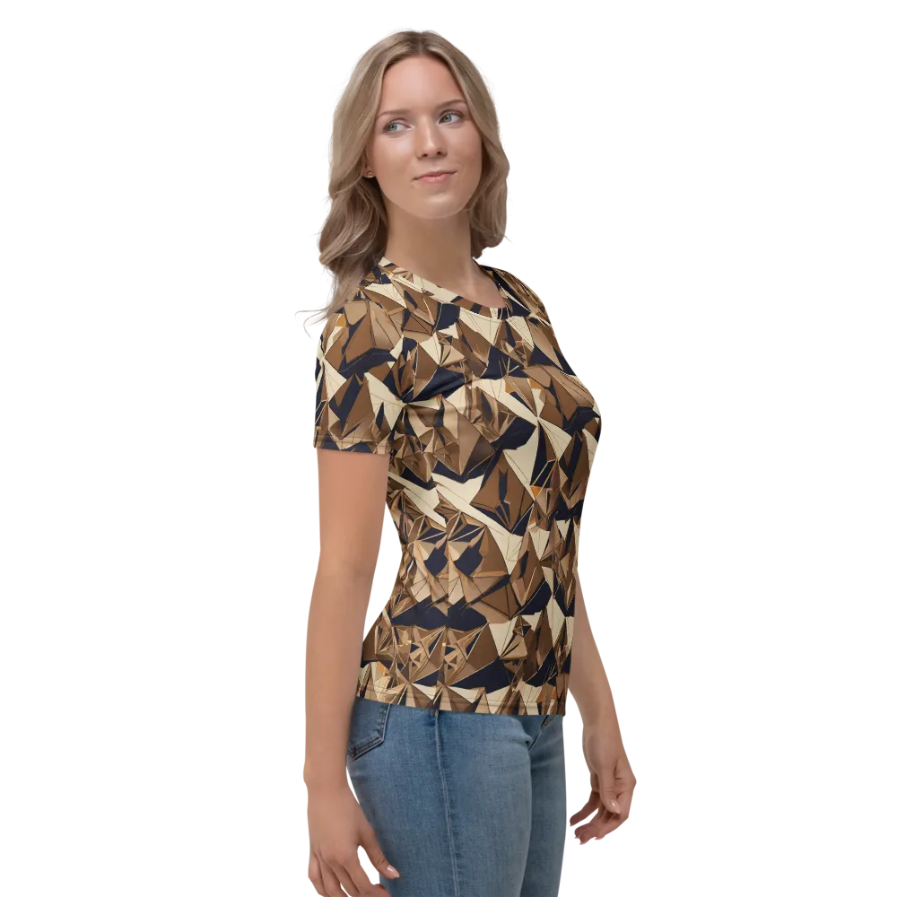 Gilded Fold on Women's Crew Neck T-Shirt — Right