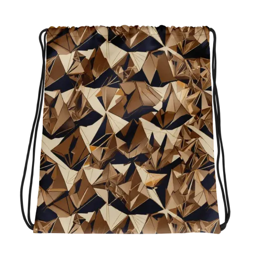 Gilded Fold on a Drawstring Bag