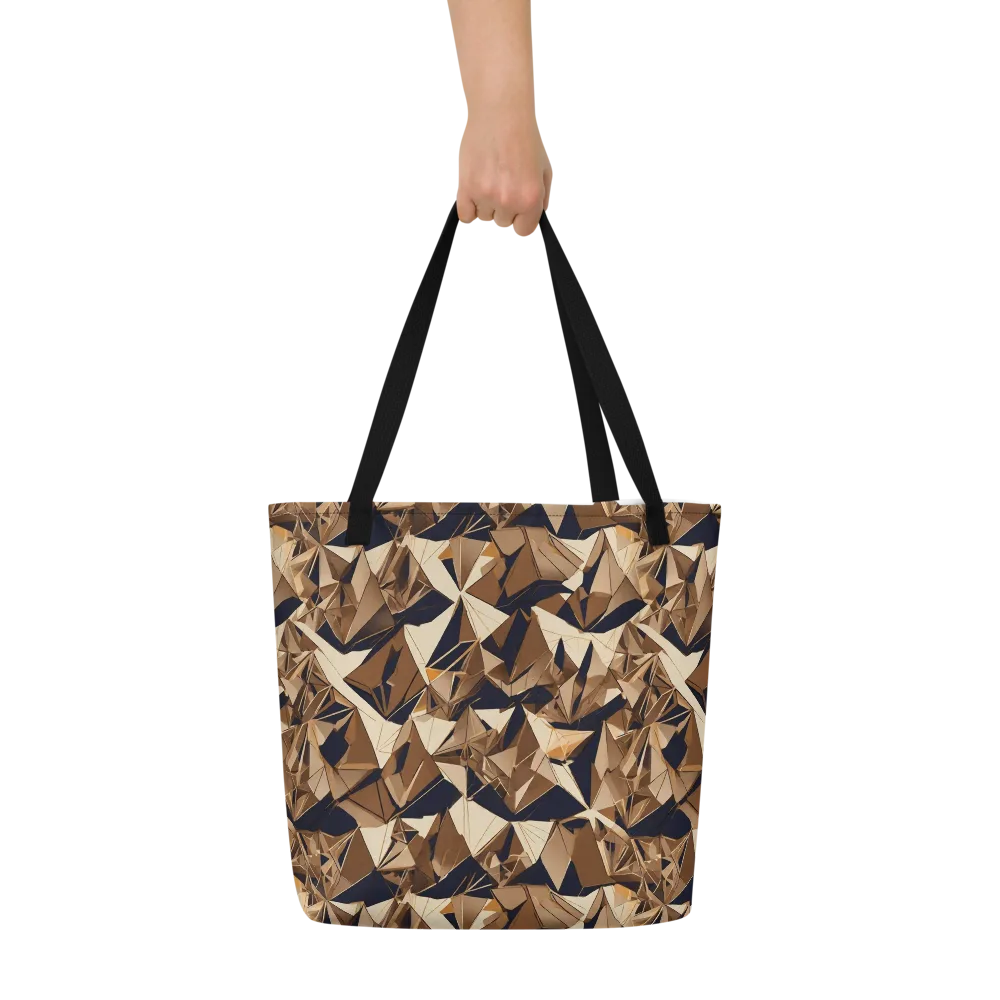 Gilded Fold on Large Tote Bag W/ Pocket — Front