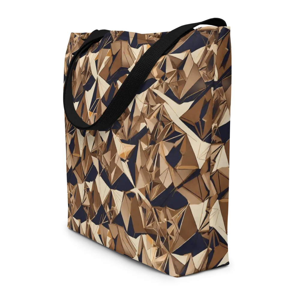 Gilded Fold on Large Tote Bag W/ Pocket — Front