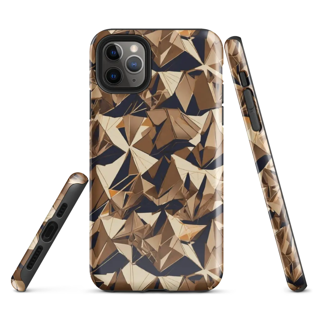 Gilded Fold on Tough Case for iPhone® — Front