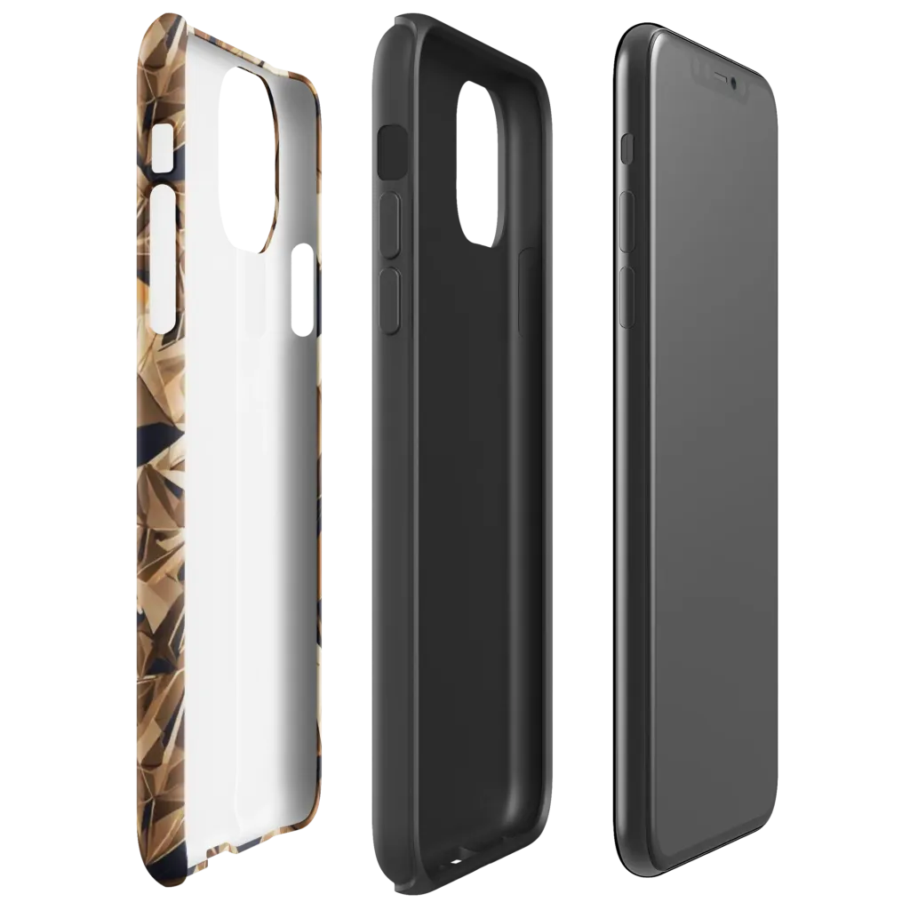 Gilded Fold on Tough Case for iPhone® — Right