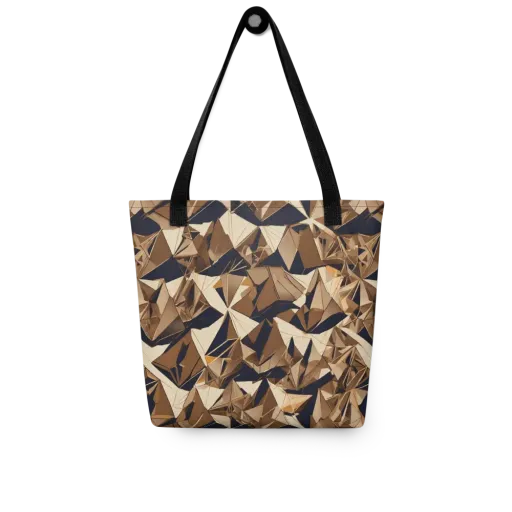 Gilded Fold on a Tote Bag