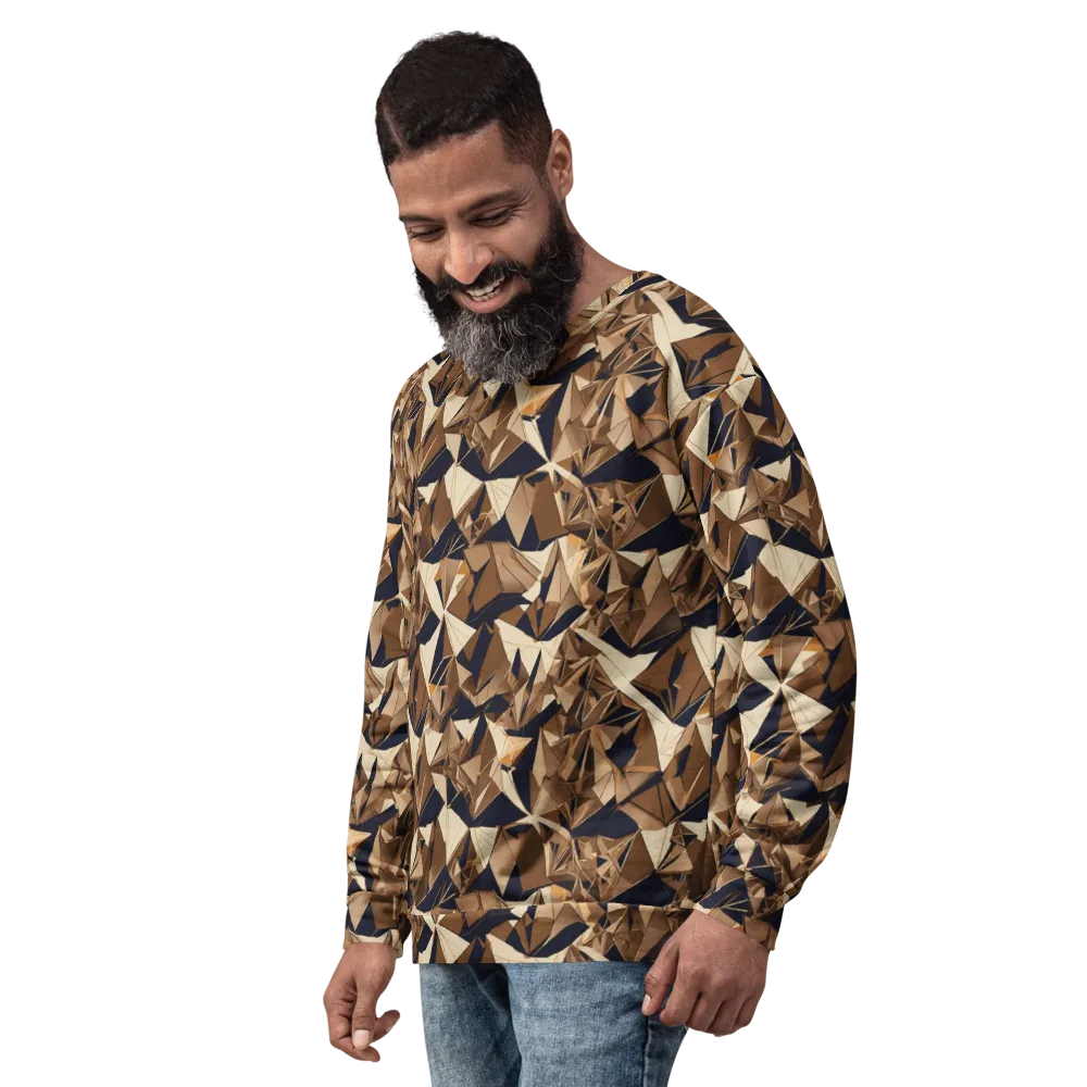 Gilded Fold on Sweatshirt — Left Front
