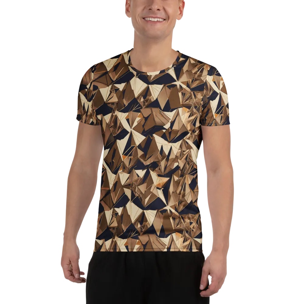 Gilded Fold on Men's Athletic T-Shirt — Front