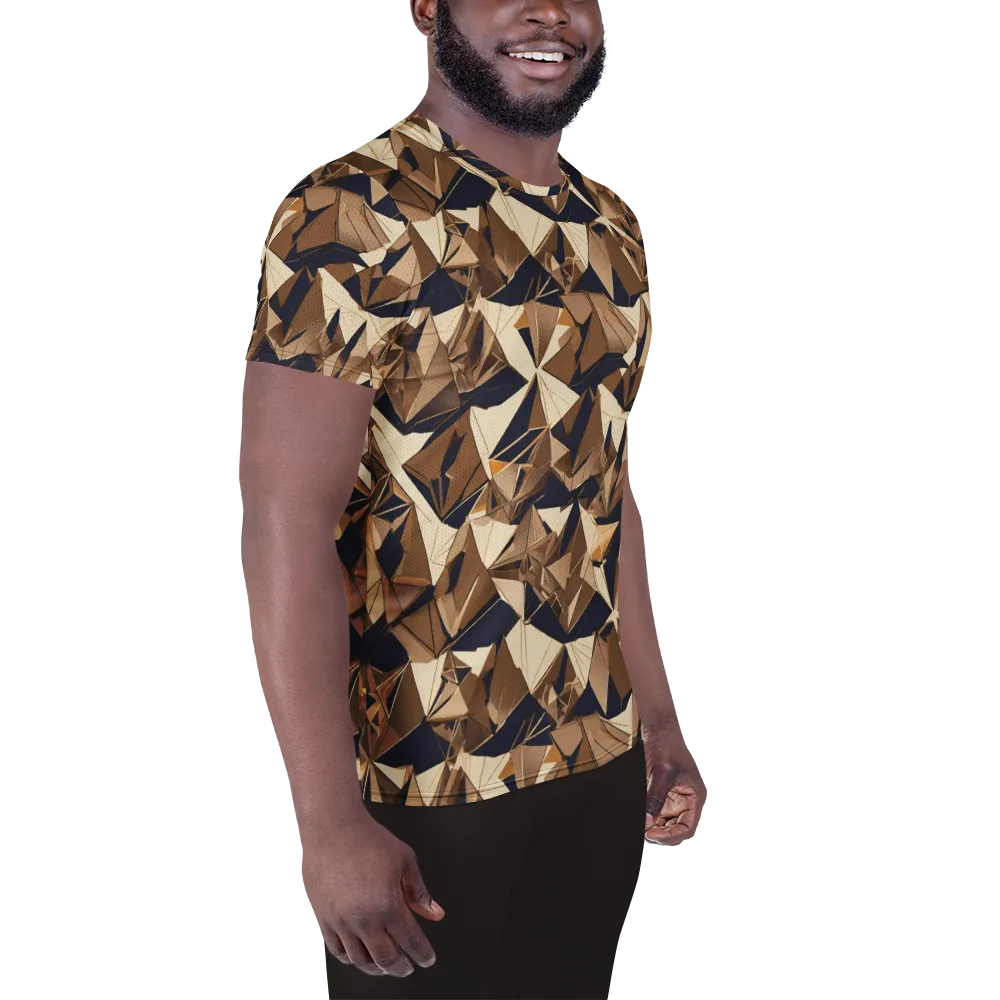 Gilded Fold on Men's Athletic T-Shirt — Right