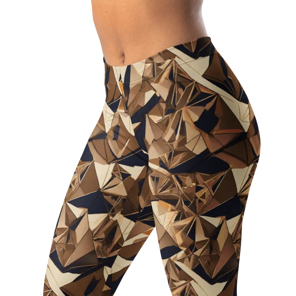 Gilded Fold on Leggings — Left Front
