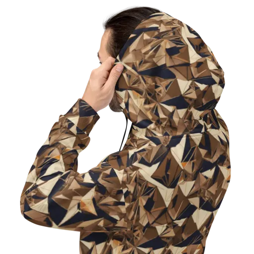 Gilded Fold on a Hoodie