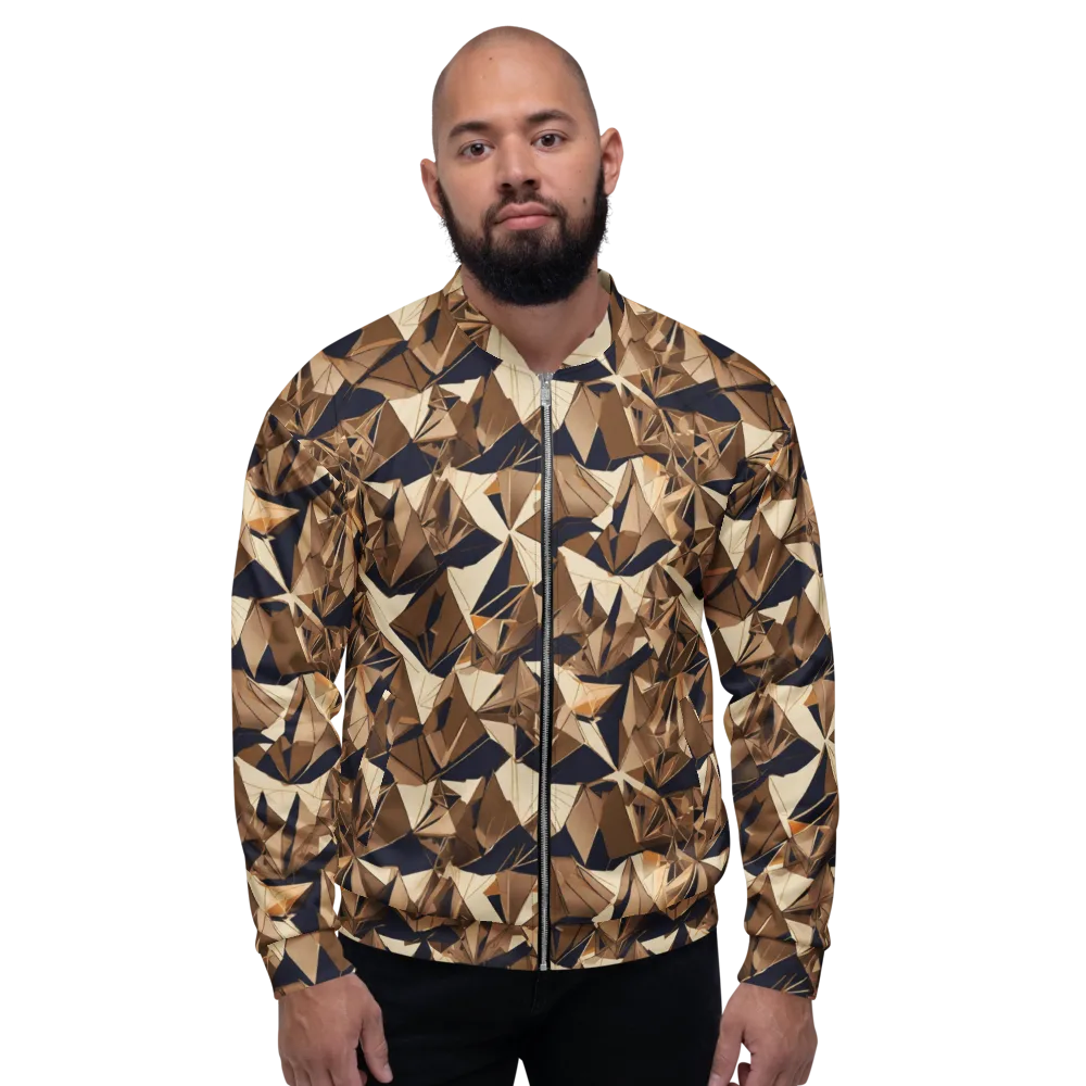 Gilded Fold on Bomber Jacket — Front