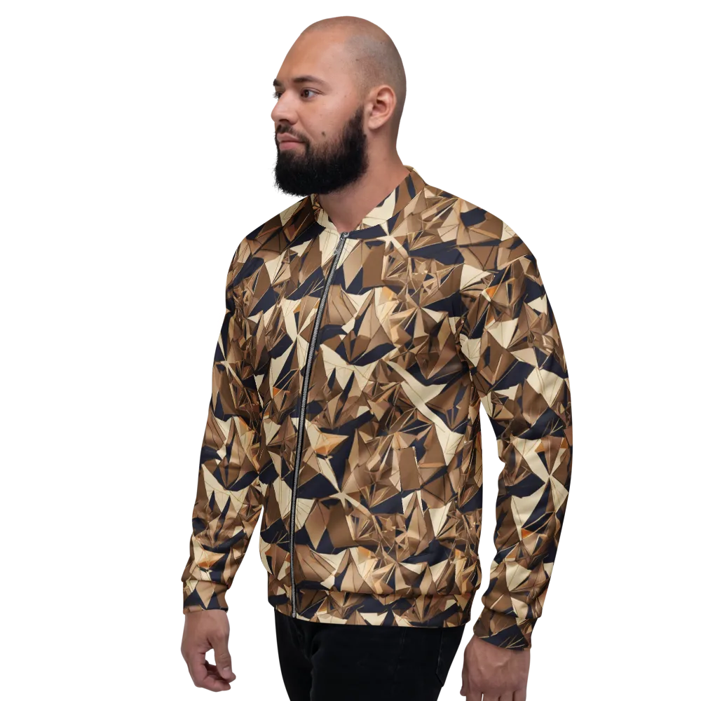 Gilded Fold on Bomber Jacket — Left