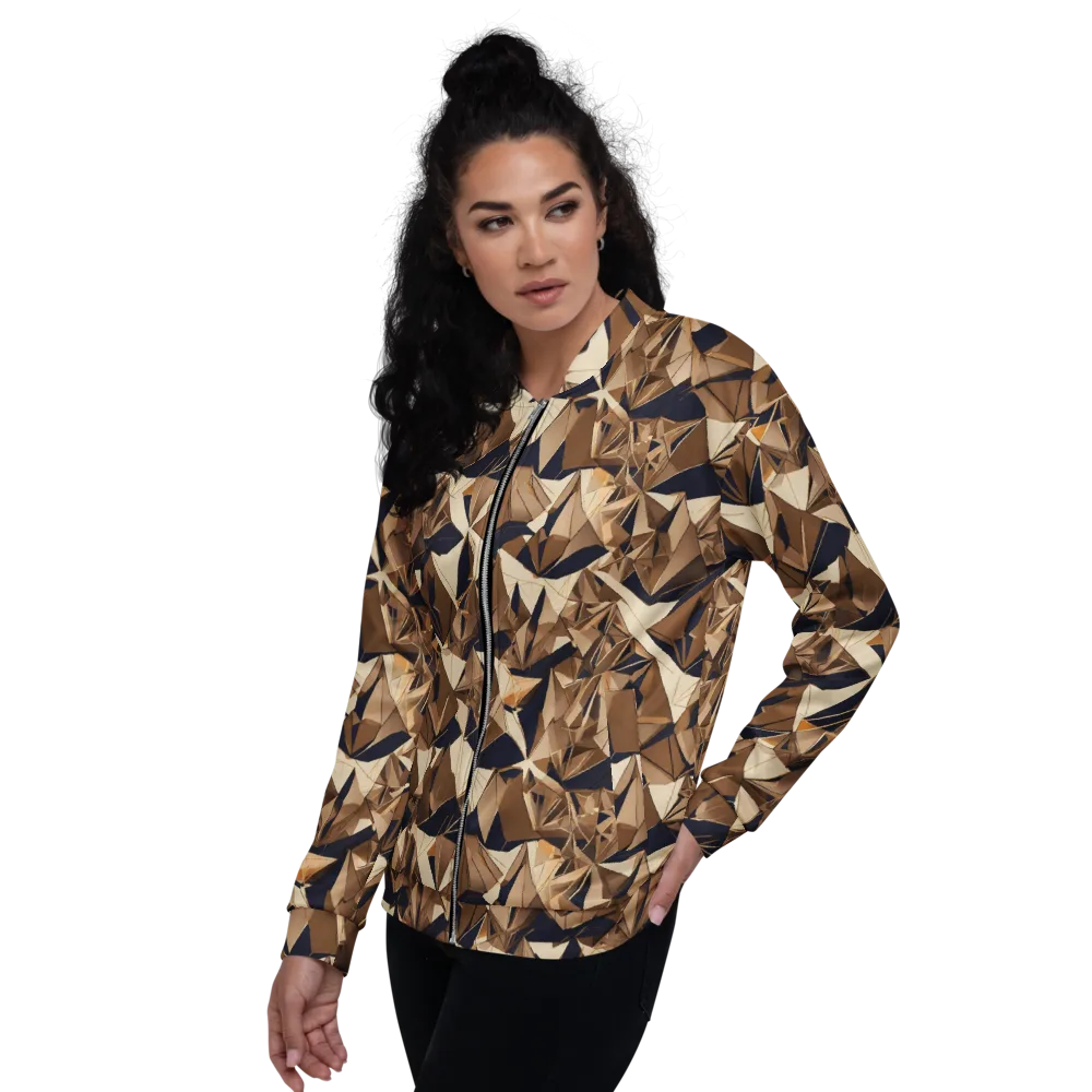 Gilded Fold on Bomber Jacket — Left