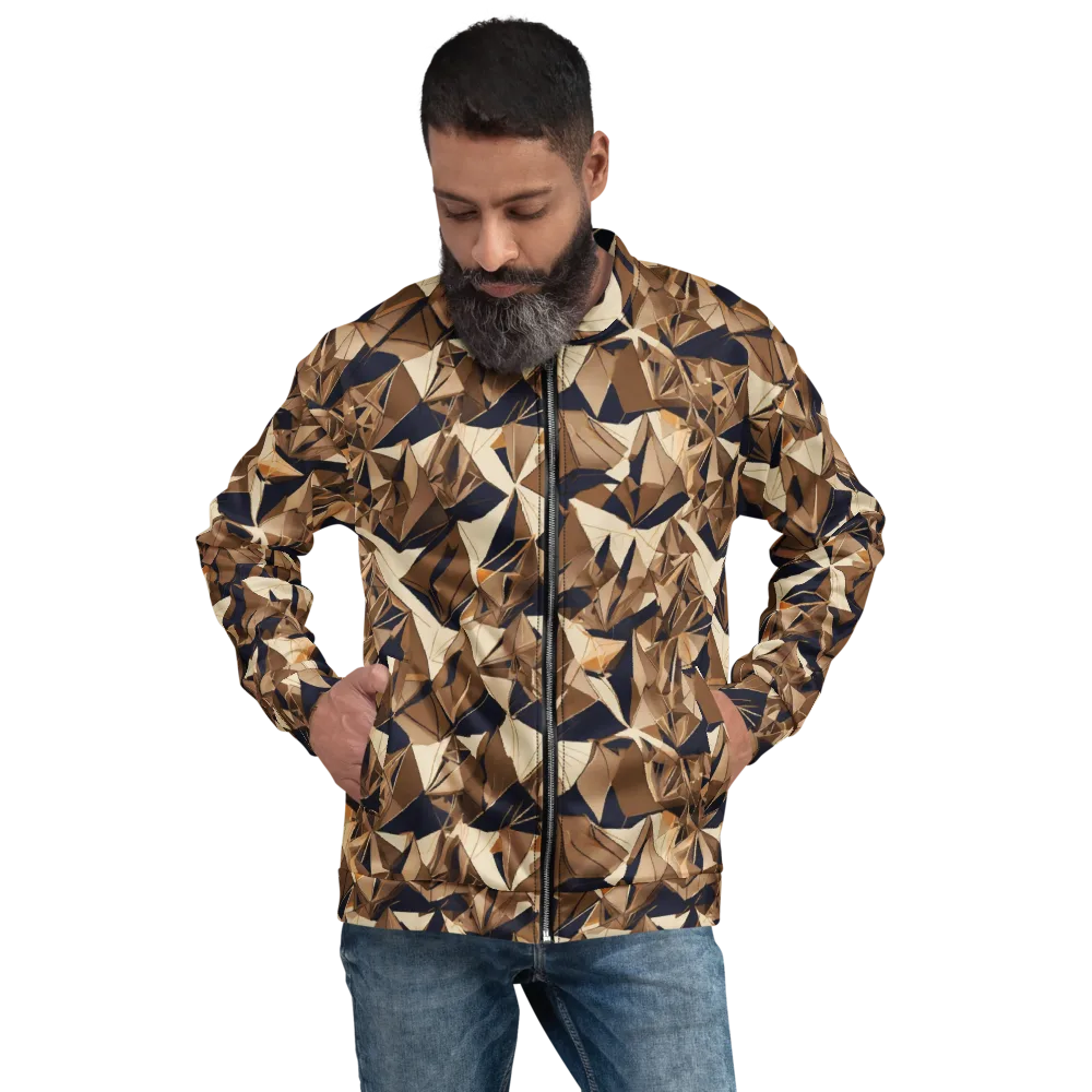 Gilded Fold on Bomber Jacket — Front