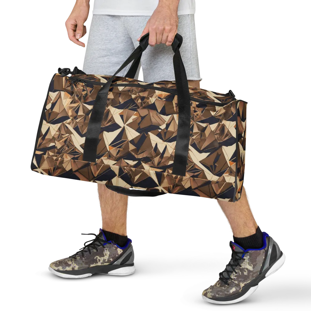 Gilded Fold on Duffle Bag — Front
